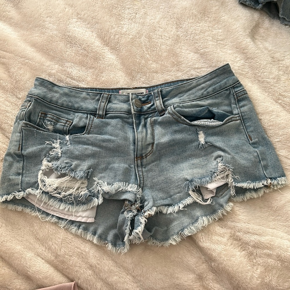PINK Jean shorts